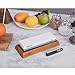 Premium Knife Sharpening Stone, 1000/6000 Grits Double-Sided Whetstone with Non-Slip Bamboo + Rubber Base, Angle Guide White Corundum Waterstone - HSS1A