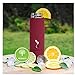 Vibrant Insulated Water Bottle/Tea Travel Mug Leak Proof Double-Wall Thermos Keeps Coffee HOT/Beverages Cold with Bonus Tea Water Infuser 16.9 oz (Red)