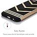 Ailun Phone Case Compatible iPhone 6 iPhone 6s Slip Proof Rugged Bumper Non Gap Fit Shock Absorption Anti Scratches Fingerprints Oil Stains Protective Stylish Ultra Slim Back Cover Gold Black
