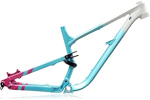 27.5er 29er Enduro/DH/AM Mountain Bike Soft Tail Frame Aluminium Alloy Full Suspension Frame 15"/16.5"/18", Travel 160mm Disc