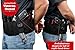 Belly Band Gun Holster By Catapult Strong - Concealed Carry Waist Band Pistol Holster For Men & Women - Breathable Neoprene - Belly Wrap For Carrying Handguns & Revolvers - Silent Release Button
