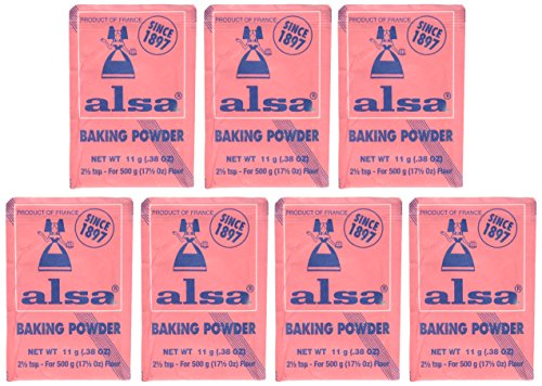 French Baking Powder Alsa 7 pouches(0.38 oz)