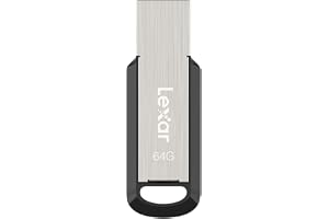Lexar 64GB JumpDrive M400 USB 3.2 Gen 1 Flash Drive for Storage Expansion and Backup, Up to 150MB/s Read, Black (LJDM400064G-BNBNU)