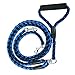Wisspet Double Dog Leash No Tangle Coupler Nylon Leash for Two Large/Small Dogs (Blue&black)