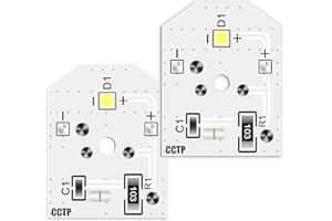 CCTP WR55X11132 LED Refrigerator Light Bulb for GE Fridge Light Bulb Replacement 3033142 PS4704284 WR55X25754 WR55X26486 (2 Pack)