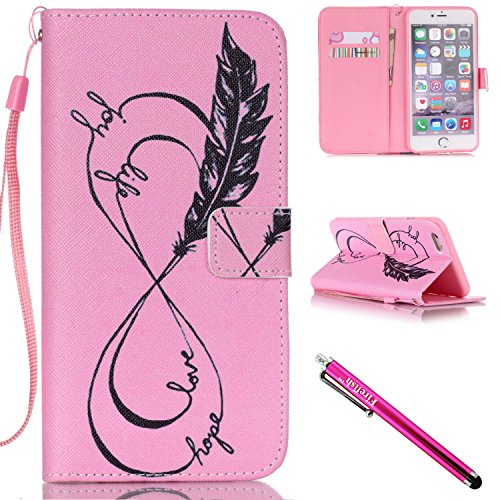 iPhone 6S Case, iPhone 6 Wallet Case, Firefish [Card Slots] [Kickstand] Flip Folio Wallet Case Synthetic Leather Shell Scratch Resistant Protective Cover for Apple iPhone 6/6S 4.7