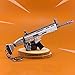 LLAMEVOL Gun keychain for Men Fort-Nite SCAR Guns Toys Heavy Shotgun Model Alloy Metal Assault Rifle Keychain Game Party Supplies Collection Gift for Boys