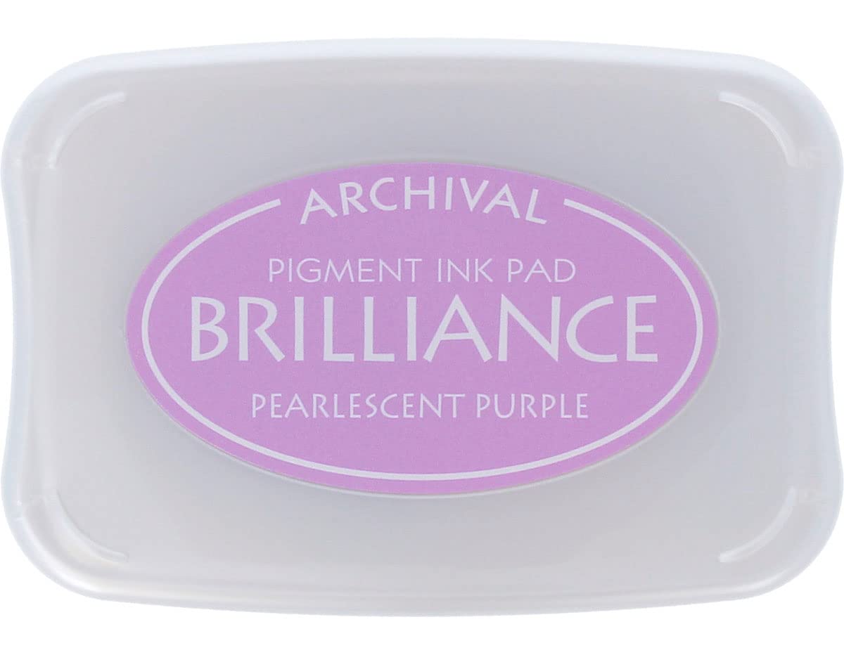 Tsukineko Brilliance Ink Pad, Pearlescent Purple,BIP36