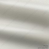 3M CA-419 DI-NOC WHITE CARBON FIBER 3in x 5in (SAMPLE SIZE) Flex Vinyl Wrap Film