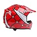 TCT-MT Helmets+Goggles & Gloves DOT Youth Motocross Helmet Goggles & Gloves Red Spider Net Dirt Bike ATV Motocross Helmet X-Large