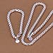 Yonisun 925 Sterling Silver Bracelet and Necklace Sets ZBS058 primary