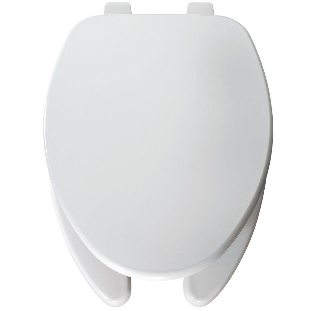 Bemis 560 000 Round Open Front Toilet Seat, White Randolph Chamber of