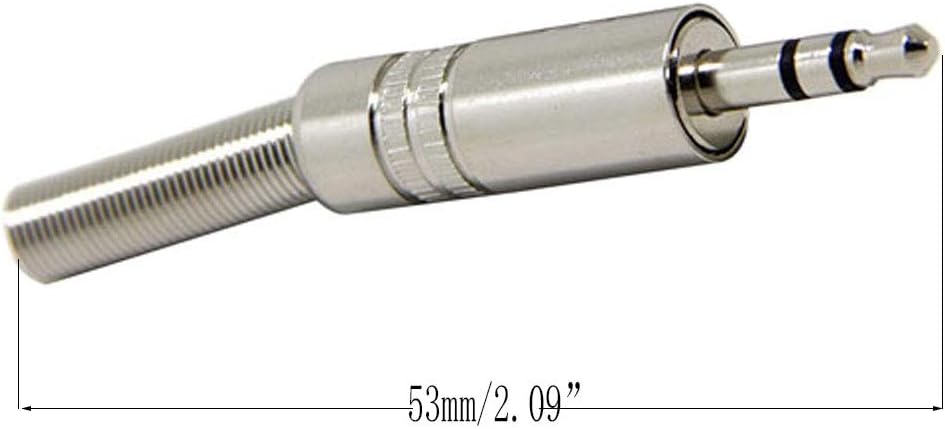 RUNCCI-YUN 12pcs TRS Male PlugReplacement 3 Pole 3.5mm Male Repair headphone Jack Plug Metal Audio Soldering Adapter Converter Headset Connector Stereo Plug - Image 4