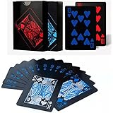 Merytes 2 Deck of Waterproof Poker Cards and Playing Cards with Flexible Plastic PVC and Classic Trick Cards