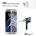 S7 Edge Screen Protector, Dokpav Ultra Slim Samsung Galaxy S7 Edge 3D Tempered Glass Full Screen Protector, Protective Film Anti-scratch Anti-fingerprint for S7 Edge (Transparent)