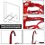 HYNAWIN Portable Two Story Fire Ladder Emergency Escape Ladder, 15 Foot with Wide Steps V Center Support and Anti-Slip Rungs