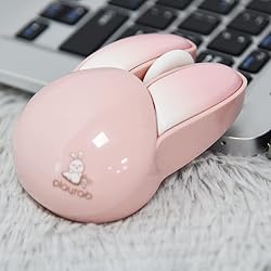 Lomiluskr Cute Bunny Wireless Mouse, Lightweight