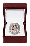 CLEVELAND CAVALIERS (Lebron James) 2016 NBA FINALS WORLD CHAMPIONS Rare & Collectible High-Quality Replica NBA Basketball Championship Ring with Cherrywood Display Box