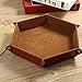 Dice Tray, Dice Box, Dice Holder, Storage Box for RPG Table Games, Double Sided Foldable, Folds Flat, Fits in Board Game Box for Roleplaying RPG by Crystal Lemon (Tan, 9.25)