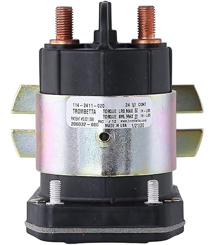 Relé Solenoide De Interruptor De Servicio Continuo De 4 Terminales Y 24 Volt 4 Terminal 1114239 1114536 Sale 3 - Foto 7