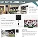 TV Antenna Indoor 60Miles Amplified - Vichannel Digital HDTV Antenna with Amplifier Channels Booster Free TV High Gain for 1080P VHF UHF Good Reception Long Range with 9.8Ft Coaxial Cord