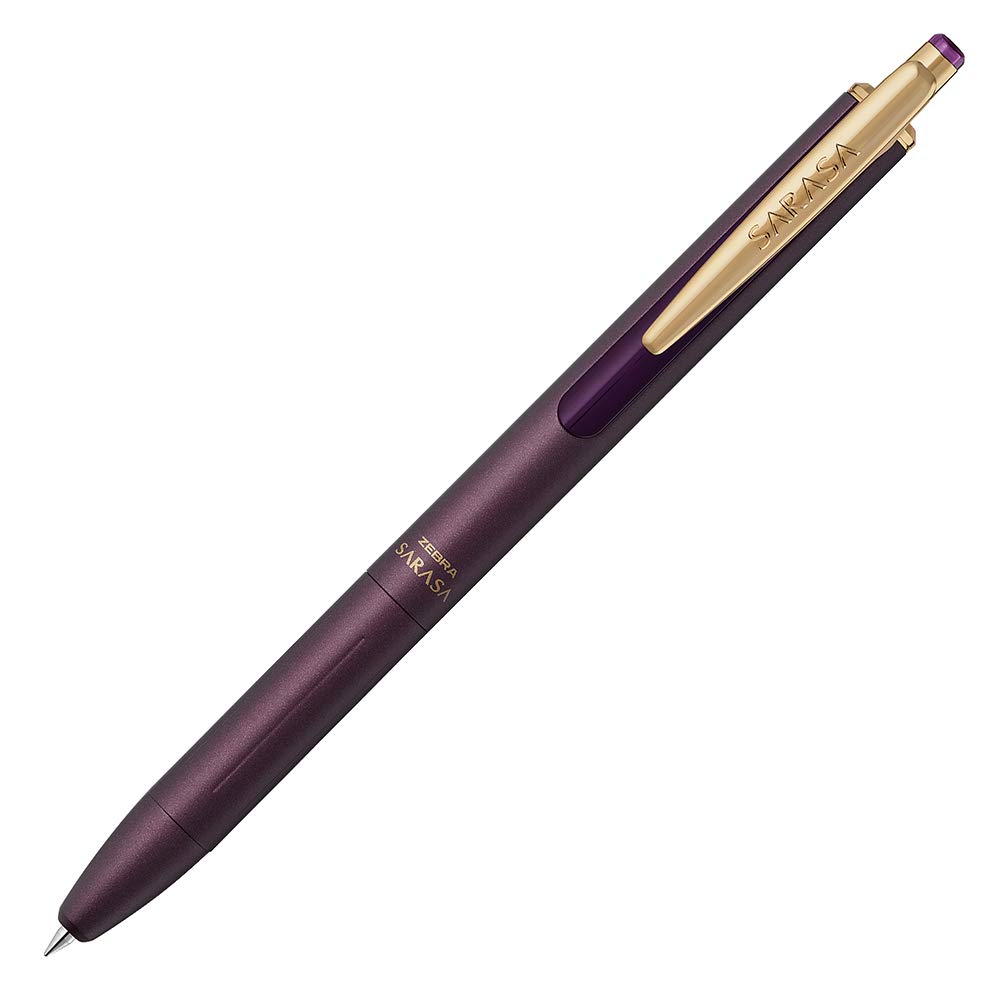 Zebra Gel Ballpoint Pen, Sarasa Grand 0.5mm Vintage Color, Bordeaux Purple (P-JJ56-VBP)