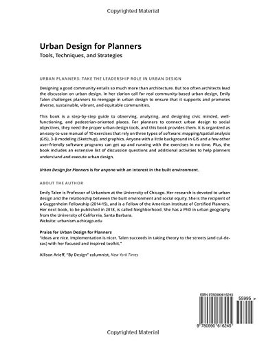 Urban Design for Planners: Tools, Techniques & Strategies by Emily Talen – GIS, SketchUp Guide for Equitable Communities