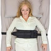 Vive Bed Restraints for Elderly Dementia Patients - Safety Belt for Wheelchair &amp; Bed - Fall Prevention Device for Seniors - Adjustable Strap and Cushioned Waist Belt for Hospital Caregivers