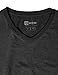 H2H Mens V-Neck Long Sleeve Light Weight T-Shirts - Slim Fit Basic CHARCOAL US L/Asia XL (KMTTL0374)