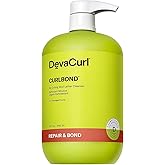 DevaCurl CurlBond Re-Coiling Mild Lather Cleanser | Reduces Frizz For Up to 48 Hours | Preserves Color Up to 30 Washes | Seals Split Ends
