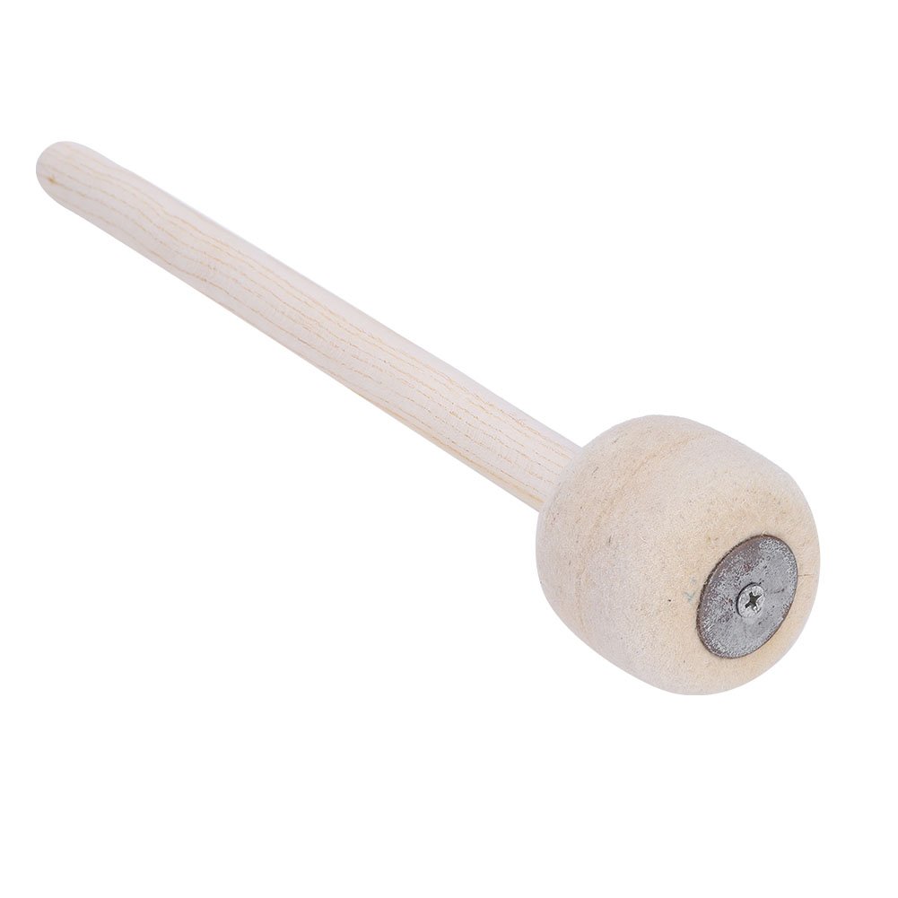 Drum Mallet Stick,Durable Bass Drum Mallet Stick with Wooden Handle