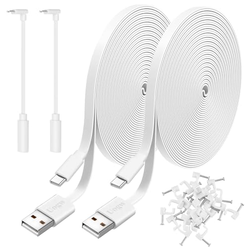 Amazon 30FT Power Extension Cable White