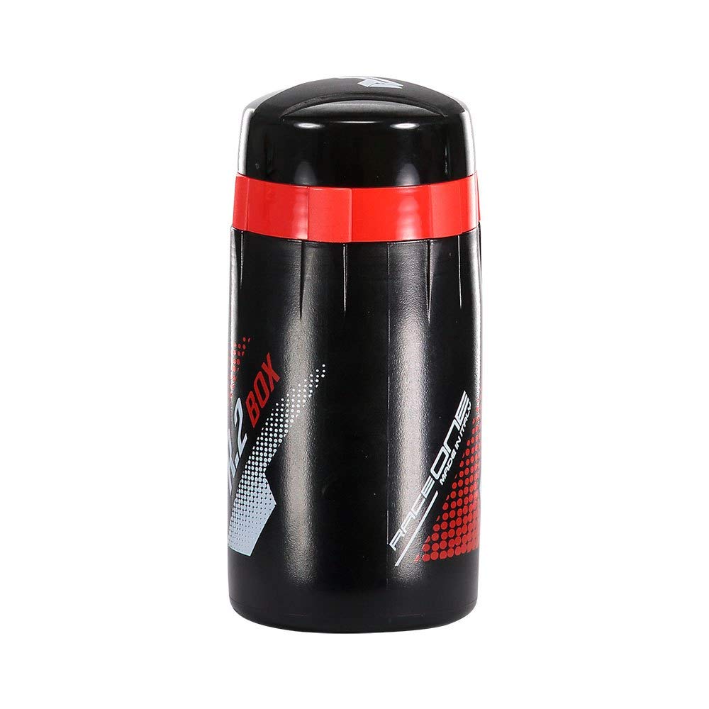RaceOne - PR2 500 ml Toolbox Bottle for Road Cycling in Black/Red