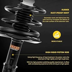 OREDY Front Pair Struts Complete with Coil Spring
