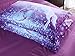 Alicemall 3D Unicorn Bedding Elegant White Unicorn Butterfly Flying Snowflake Print Duvet Cover Set, Soft and Breathable 4 Pieces Purple Bedding Set, Full Size College Bed Set (Full, Purple Unicorn)