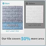 Art3d 30 Pcs 3D Grey Brick Wallpaper Peel and Stick Panels 43.5 Sq Ft view 9