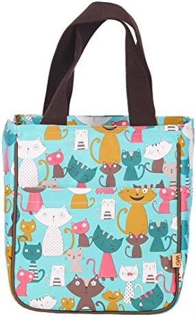 Reusable Lunch Bag Insulation Bag Tote Bag Gripesack for Lunch-box Shopping Bag Picnic Bag Tote Bag Storage Bag Square with Zipper