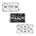 Happy 90th Birthday Party Miniatures Candy Bar Wrapper Stickers - Multi-Colored (Set of 54)