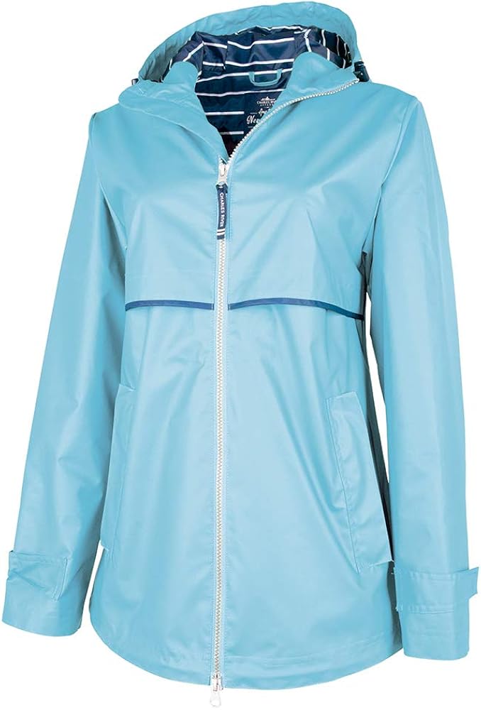 Charles River Apparel womens New Englander Wind & Waterproof Rain Jacket: Clothing