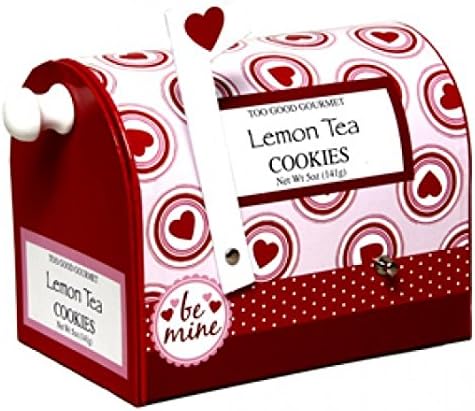 Too Good Gourmet Valentine Mail Box Cookies, Lemon Tea, 5 Ounce