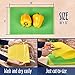 4-Set Fruit & Veggie Life Extender - 16x12 Inch - Foam Fridge Shelf Mat & Refrigerator Drawers Liner - Washable Pads - Extends Life of Produce & Prevents Spoilage - Keeps Food Fresh & Crispy