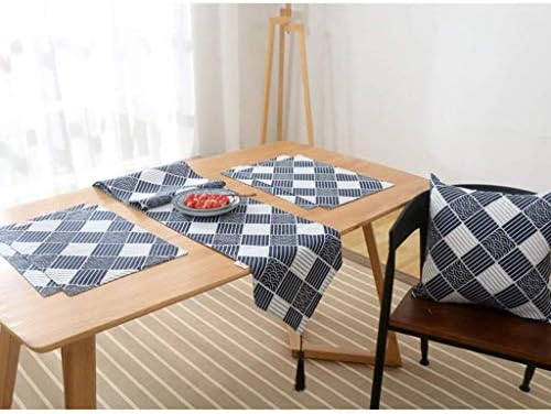LRZZ Household Tablecloth, Coffee Table Tablecloth， Bed Tail Flag Classical Cotton and Linen Living Room Tea Restaurant Rural Japanese Style，Restaurant Tablecloth