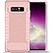 Galaxy Note 8 Case, K-Moze Shockproof Hybrid High Impact Hard Plastic+Soft Silicon Rubber Armor Case for Galaxy Note 8 - Rose Gold