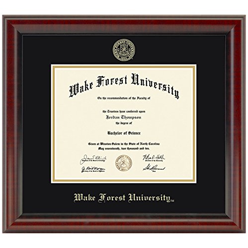 Wake Forest Fidelitas Diploma Frame