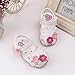 Binmer(TM) Baby Flowers Girls Sandals Lighted Soft-Soled Princess Baby Shoes (Length:12.5CM；Age:1-2Y, white)