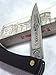 Kissing Crane Robert Klass 44CM Large Sodbuster Coal Miner Knife Carbon Steel Blade Made in Italy