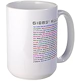 CafePress NCIS Gibbs' Rules Large Mug Large Mug - Standard
