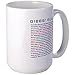 CafePress - NCIS Gibbs' Rules Large Mug - Coffee Mug, Large 15 oz. White Coffee Cup
