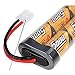 FUZADEL 5000mAh 7.2 Volt Nimh RC Battery Pack for Duratrax Battery 7.2v,traxxas rc Cars Electric, Electric Rc Monster Trucks,Traxxas, LOSI, Associated, HPI, Tamiya, Kyosho with Tamiya Connectors