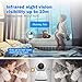 Wireless IP Camera, M WAY 1080P Indoor WiFi Camera, Pan/Tilt/Zoom Dog Camera, Two Way Audio Motion Detection Baby Monitor, Night Vision Pet Camera with Phone APP